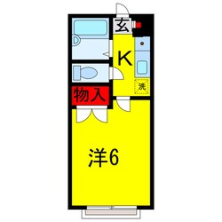 八幡宿駅 徒歩10分 1階の物件間取画像